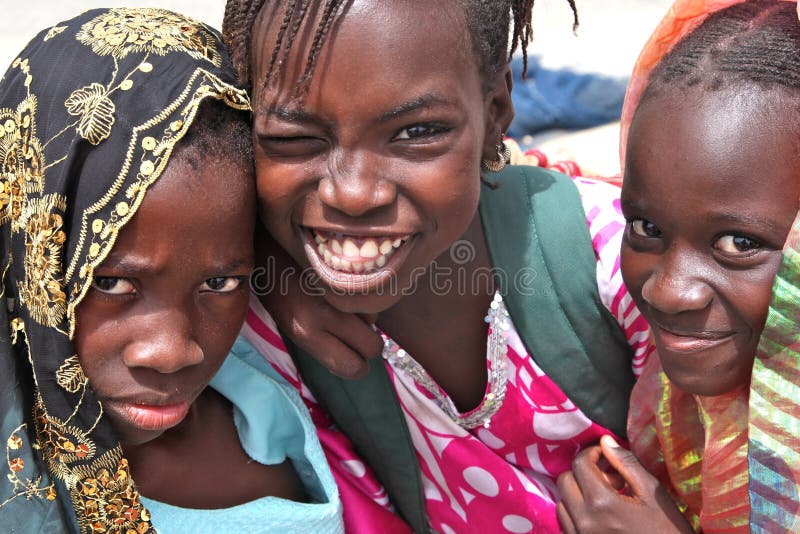 Young schoolkids in Africa having fun. Young schoolkids in Africa having fun