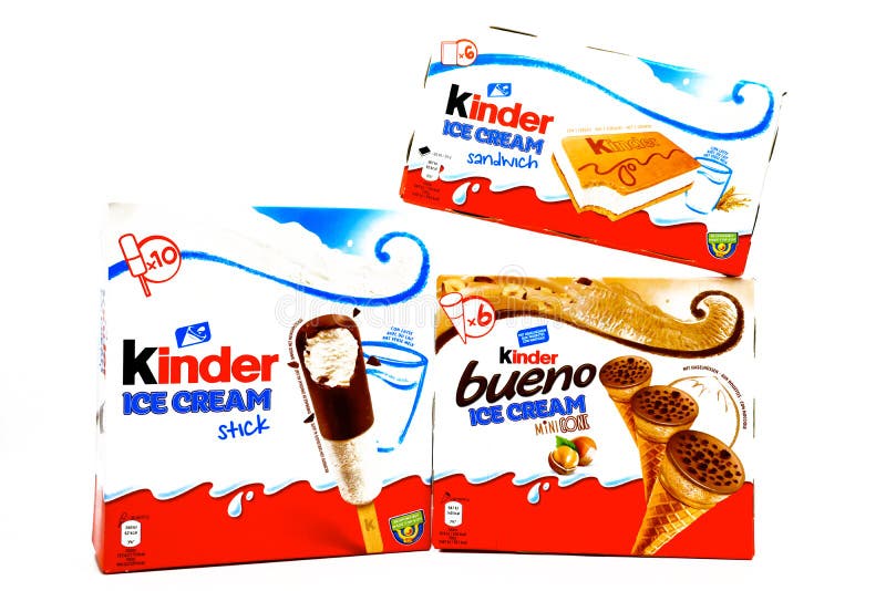 Kinder Bueno white chocolate is a confectionery product brand line of  Italian confectionery multinational manufacturer Ferrero 31235845 Stock  Photo at Vecteezy