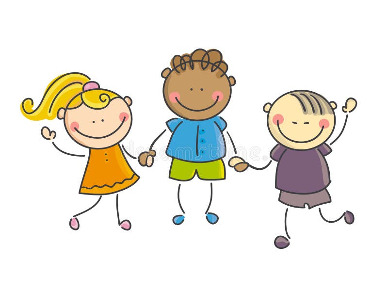Kinder der Welt vektor abbildung Kinder der Welt vektor abbildung