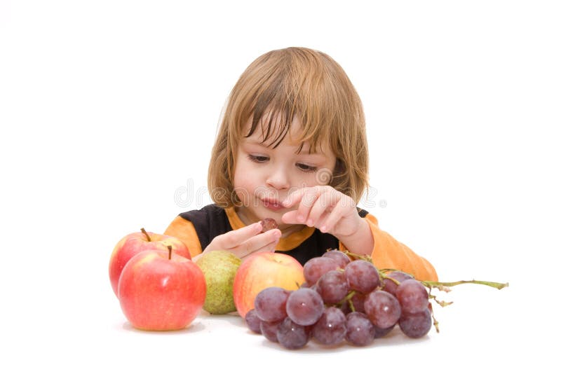 Kinder Sollten Fruchte Essen Stockfoto Bild Von Essen Fruchte