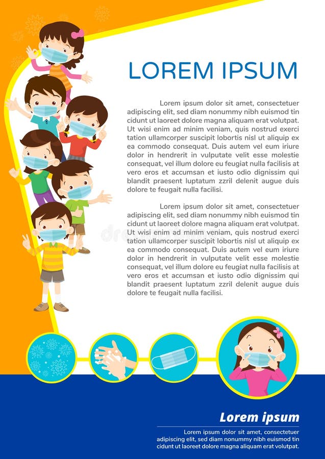 Children wear a medical face mask with copy space.Boy and girl wear medical mask.Virus Covid-19  and protection.Prevent Pollution with a health mask, Healthcare for pollution in the city. Children wear a medical face mask with copy space.Boy and girl wear medical mask.Virus Covid-19  and protection.Prevent Pollution with a health mask, Healthcare for pollution in the city