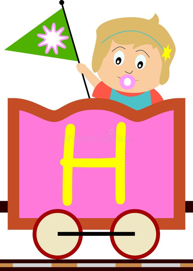 Kinder u. Serien-Serie - H stock abbildung Kinder u. Serien-Serie - H stock abbildung