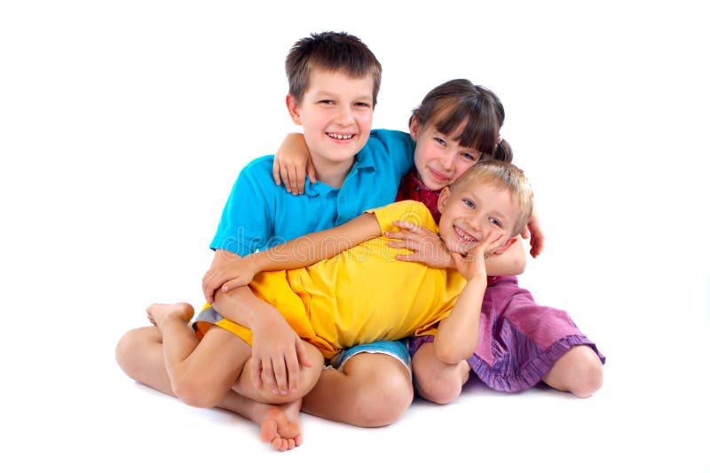 Kinderen die pret hebben stock fotografie Kinderen die pret hebben stock fotografie