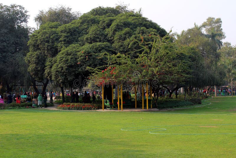 Kinderen` s park, New Delhi, India stock afbeeldingen Kinderen` s park, New Delhi, India stock afbeeldingen