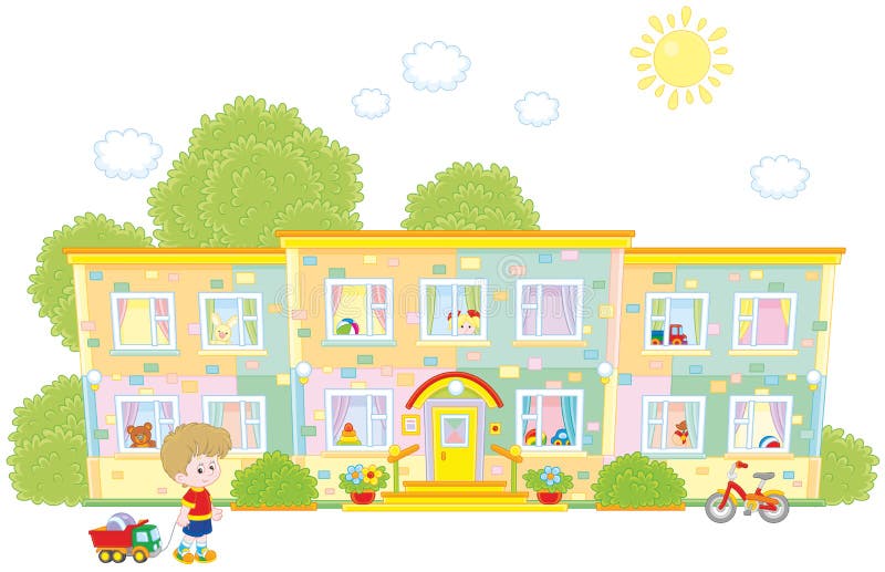 kindergarten ilustración del vector kindergarten ilustración del vector
