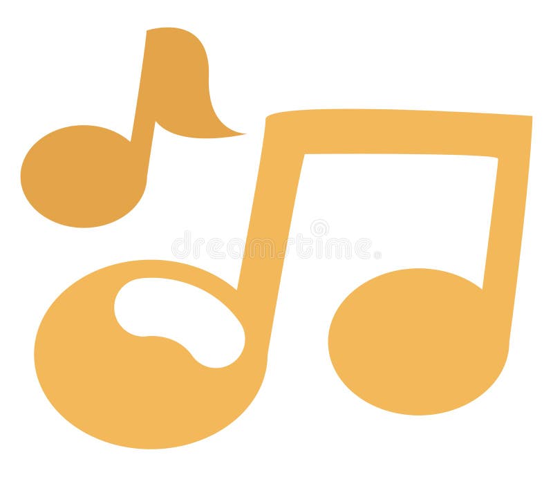 Kindergarten music, icon stock vector. Illustration of kindergarten