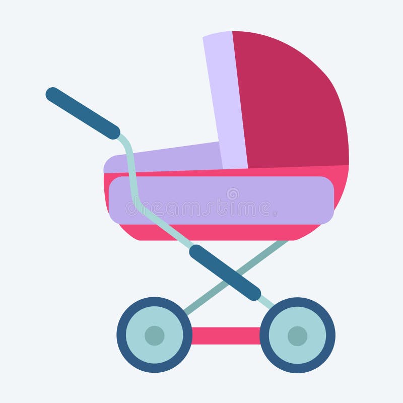 Kinderwagen vektor abbildung