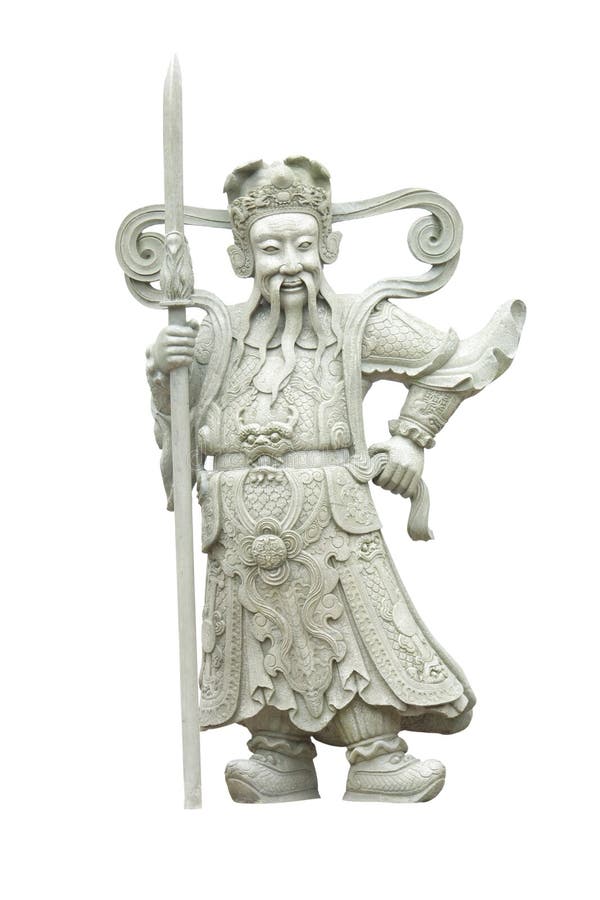 Chinese guardian statue in Thailand. Chinese guardian statue in Thailand