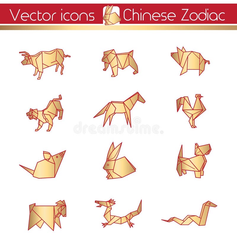 kinesisk zodiac royaltyfri illustrationer kinesisk zodiac royaltyfri illustrationer