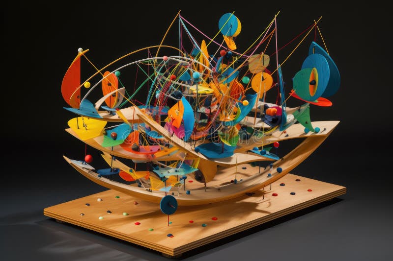 Art Sculpture Exploring the Relationship between Movement and