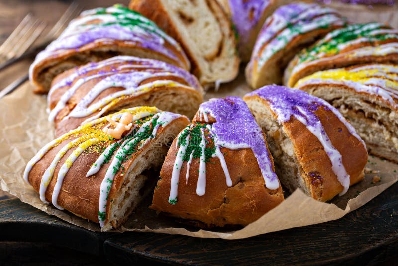 King cake for Mardi Gras stock photo. Image of celebrate - 173902022