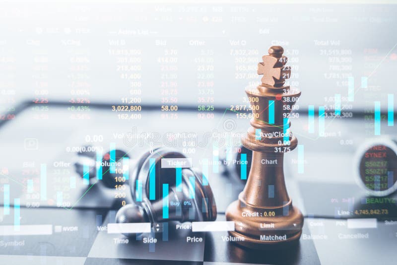 Investment Leadership Concept : The King Chess Piece With Chess Others  Nearby Go Down From Floating Board Game Concept Of Business Ideas And  Competition And Strategy Plan Success Meaning, Stock Photo, Picture