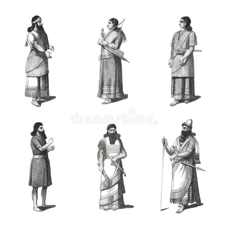 ancient assyrian clothing