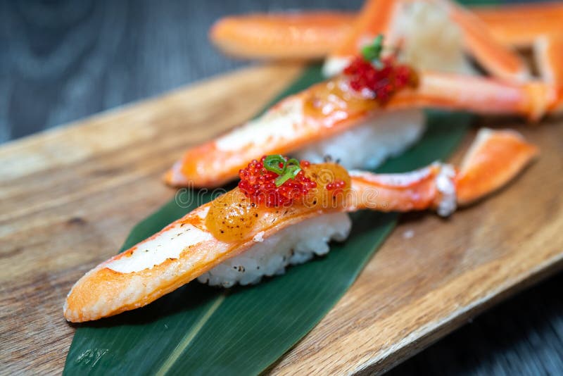 139 King Crab Sushi Stock Photos Free & RoyaltyFree Stock Photos