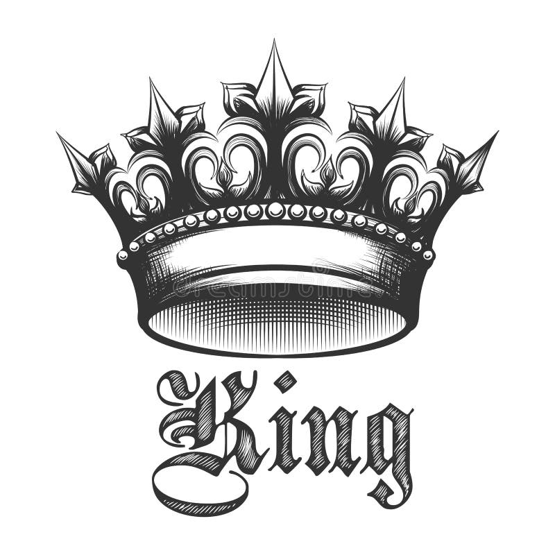 king crown drawing template