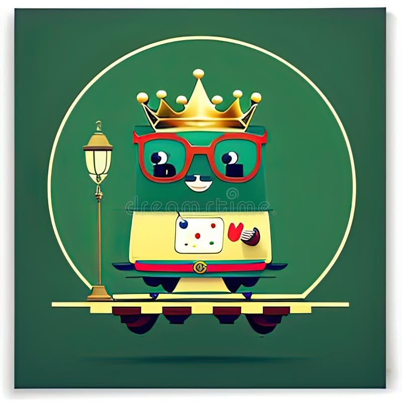 King Design Style Logo Print Generative AI Stock Illustration king-design-style-logo-print-generative-ai-stock-illustration