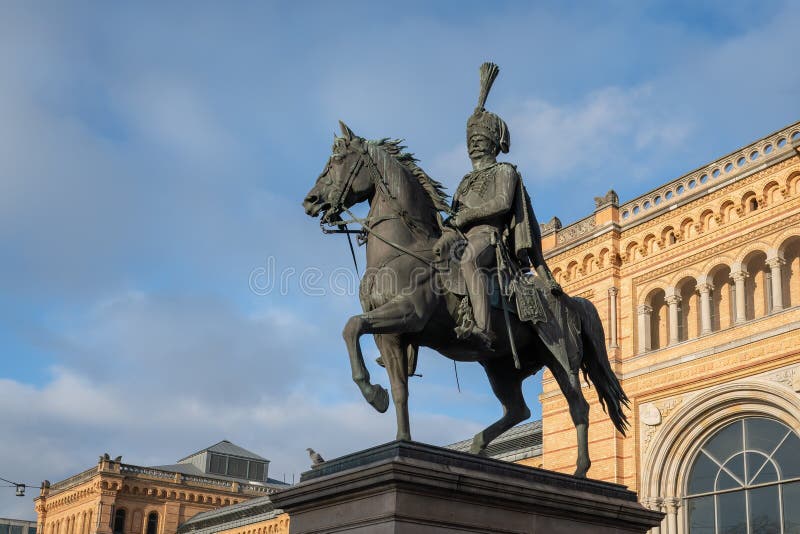 King Ernst August Statue by Albert Wolff, 1861 Hanover, Lower Saxony