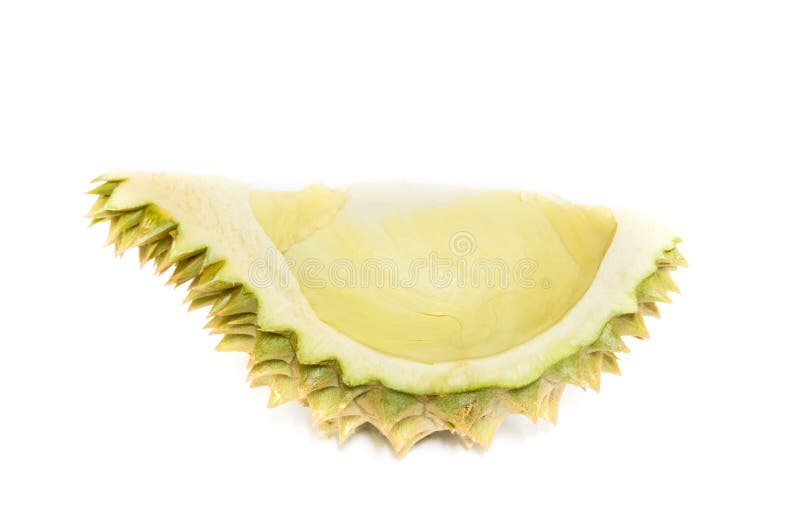 King of fruits, durian isolated on white background stock image