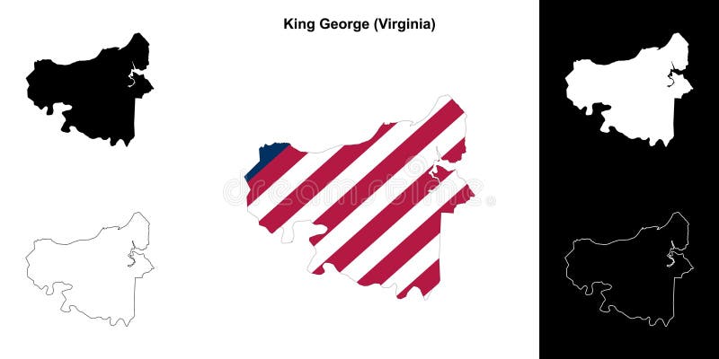 King George outline map