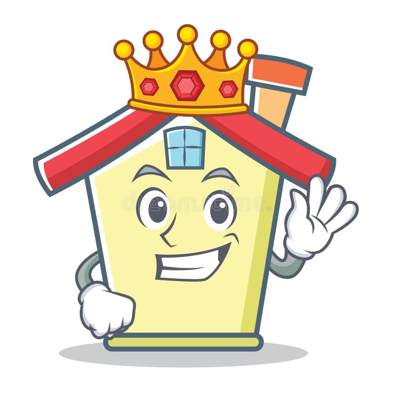 King Of The House Dog Emblem Stock Vector Illustration of label