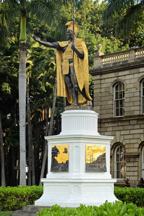 King Kamehameha Statue Hawaii Stock Photo Image of five, idolize