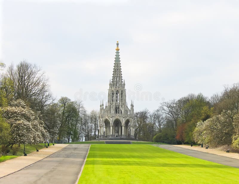 King Leopold I Monument Brussels Stock Image Image of environment, architecture 24462091