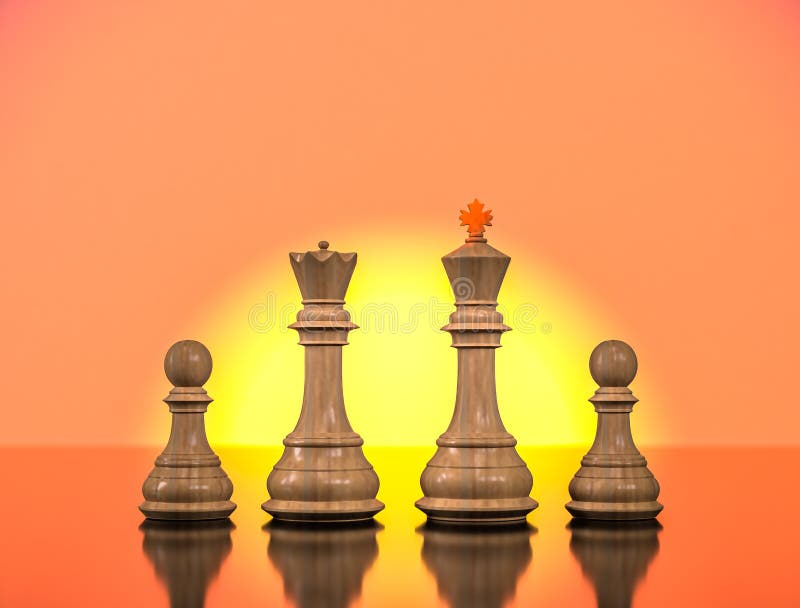 King and queen love chess Royalty Free Vector Image