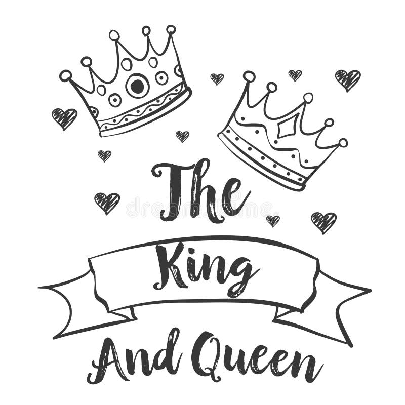 King Queen Crown Stock Illustrations – 56,375 King Queen Crown