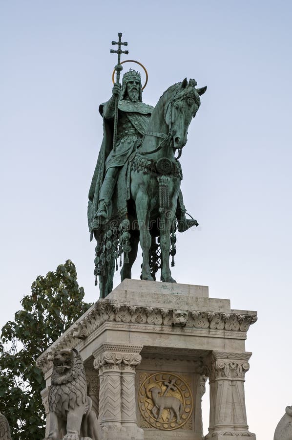 King Saint Stephen, in Budapest. Stock Image Image of tourist