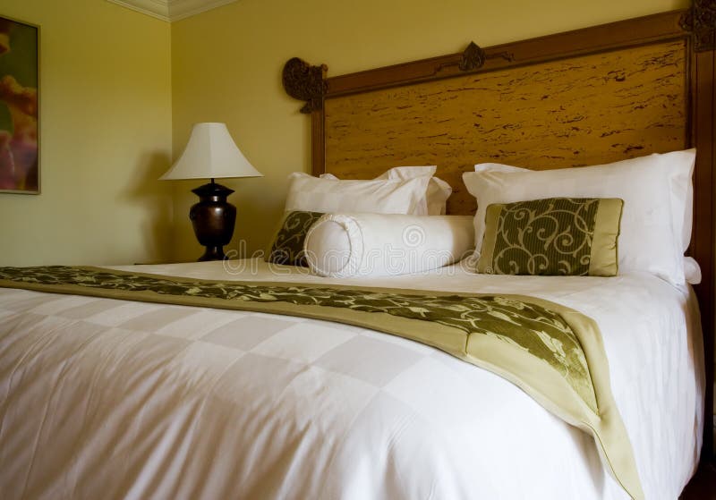 King Sized Bed in a Hotel Suite Room Stock Photo Image of room