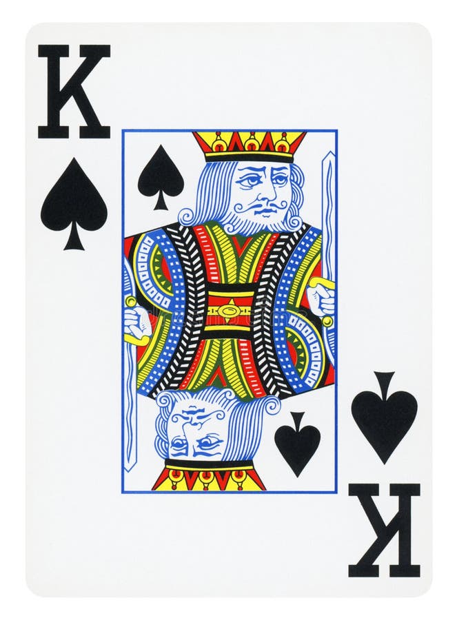 Jack of Spades Playing Card Isolated on White Stock Illustration