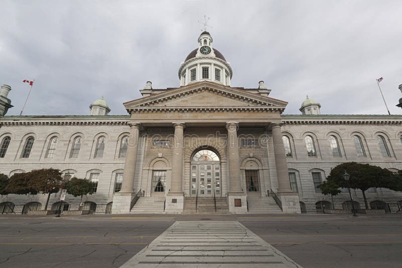 Kingston, Ontario City Hall Building Stock Image Image of open
