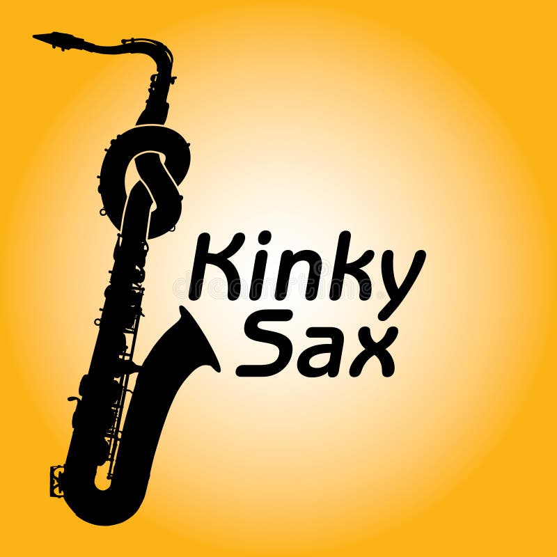 Kinky sax illustration