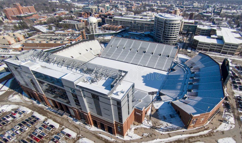 Kinnick stadium in Iowa City royalty free stock photos Kinnick stadium in Iowa City royalty free stock photos