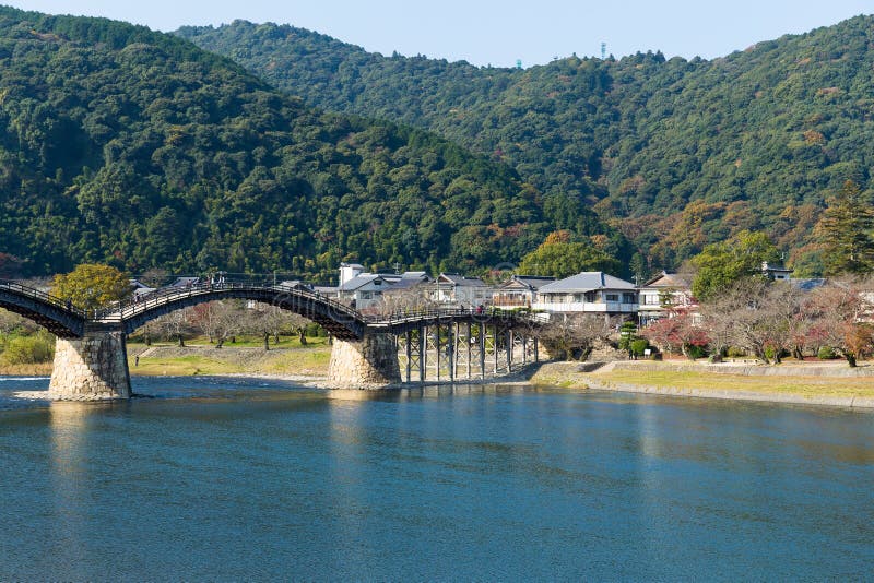 Kintai Bridge in Iwakuni of Japan royalty free stock photography Kintai Bridge in Iwakuni of Japan royalty free stock photography