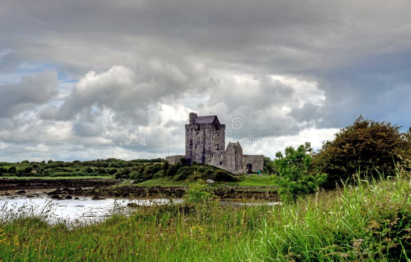 Dunguaire Castle in Ireland Stock Photo - Image of dunguaire, county ...