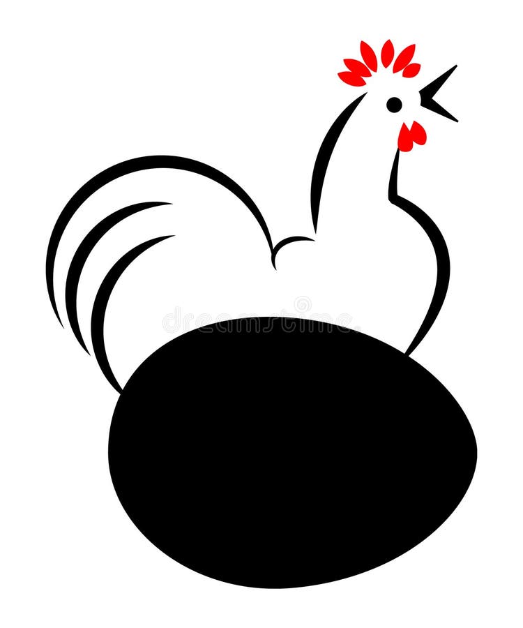 Kip stock illustratie Kip stock illustratie