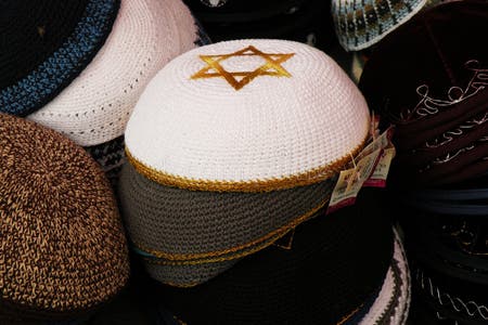 Kippah - Yarmulke stock image. Image of david, kabbalistic - 7969771