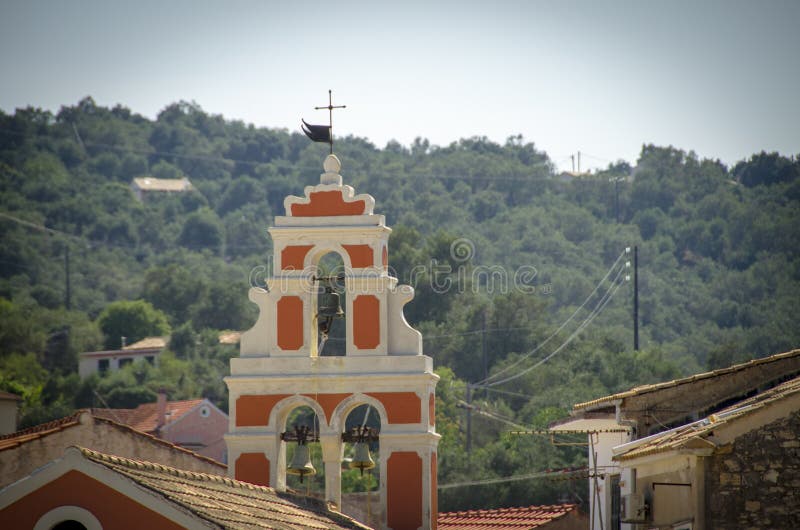 Kirche Analipsi - Gaios - Paxos-Insel - Griechenland lizenzfreie stockfotos Kirche Analipsi - Gaios - Paxos-Insel - Griechenland lizenzfreie stockfotos