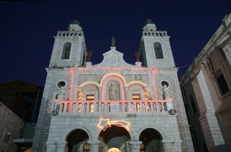 Kirche Jesus-` ersten Wunders in Cana lizenzfreies stockfoto Kirche Jesus-` ersten Wunders in Cana lizenzfreies stockfoto