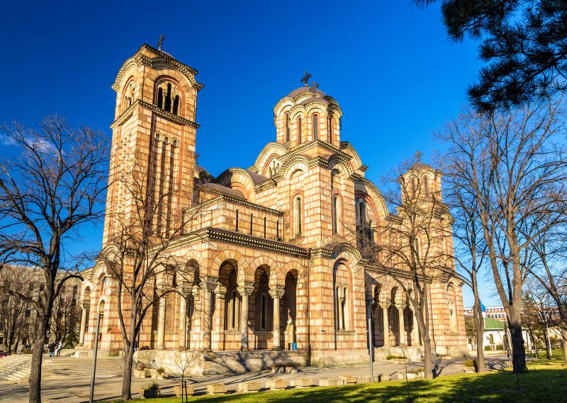 Church of St. Mark in Belgrade - Serbia. Church of St. Mark in Belgrade - Serbia