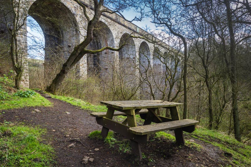 01.04.2022 Kirkby stephen, Cumbria, Uk. Podgill Viaduct is a listed Grade II structure about one and half miles east of Kirkby Stephen East Station. 01.04.2022 Kirkby stephen, Cumbria, Uk. Podgill Viaduct is a listed Grade II structure about one and half miles east of Kirkby Stephen East Station