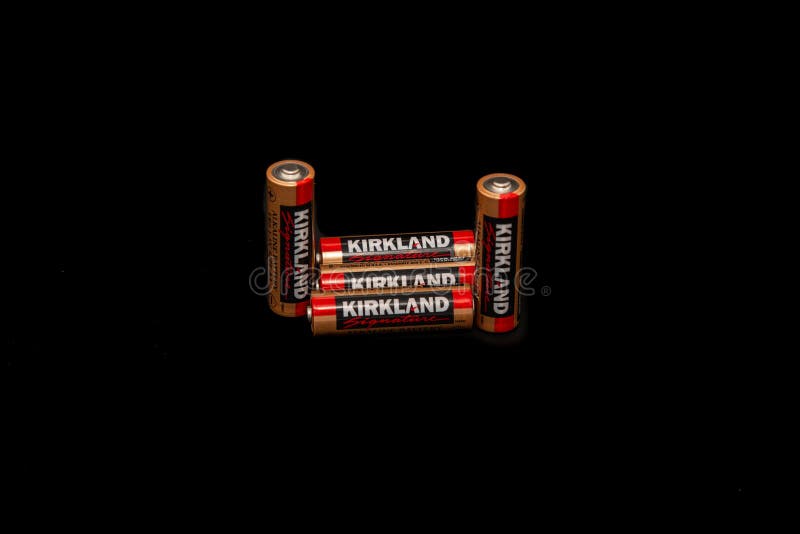 Kirkland Triple a Batteries Editorial Stock Image Image of supply, storage 142720659