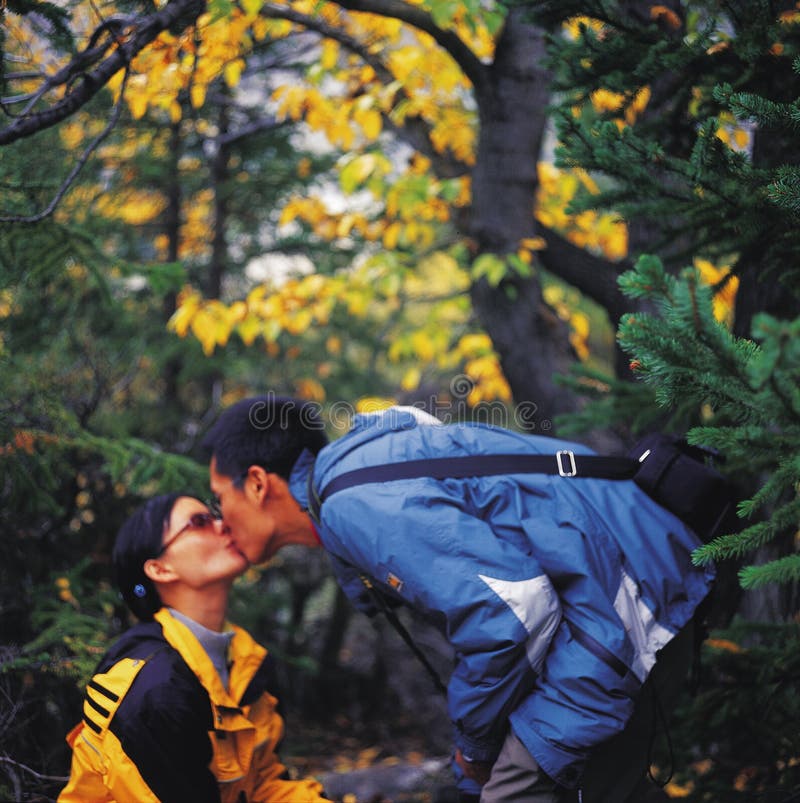 Kiss in autumn