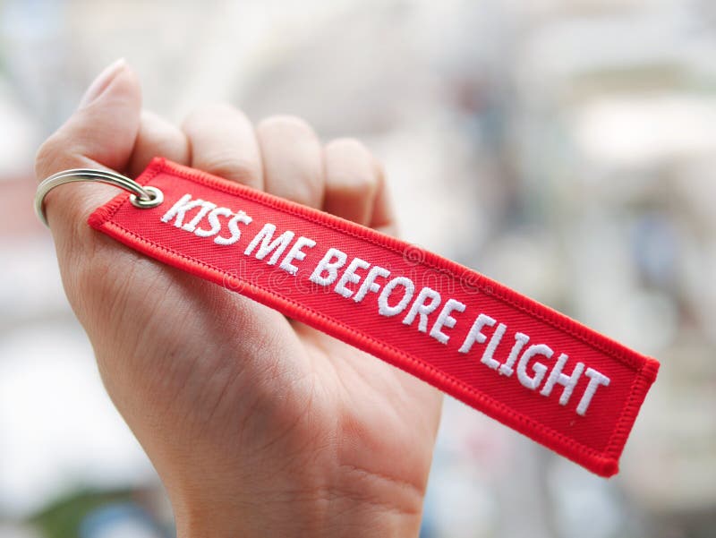 Kiss me before flight stock image. Image of object, fight 74122397
