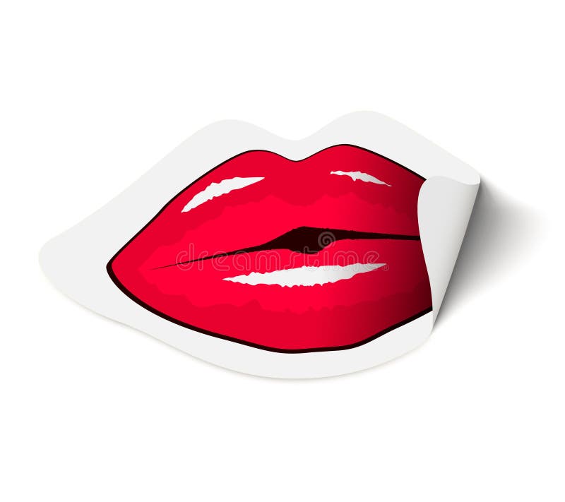 Kiss sticker