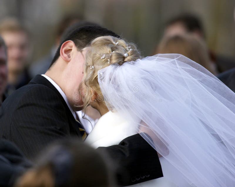 Kiss on wedding stock photo Image of religion love stay 299274