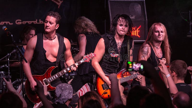 Kissin Dynamite In Prague 16 Editorial Stock Photo Image Of Performance Metal