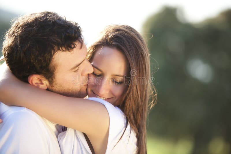 Kissing couple