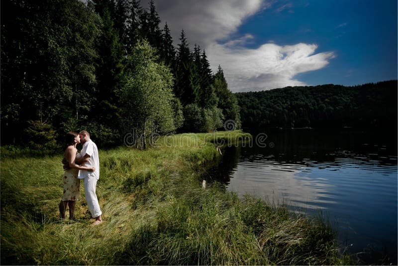 Kissing couple